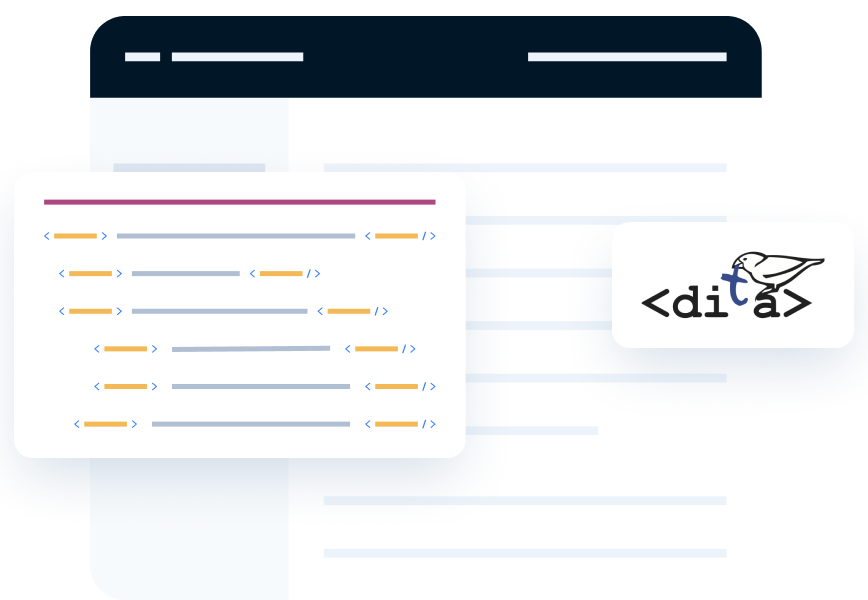 DITA XML illustration